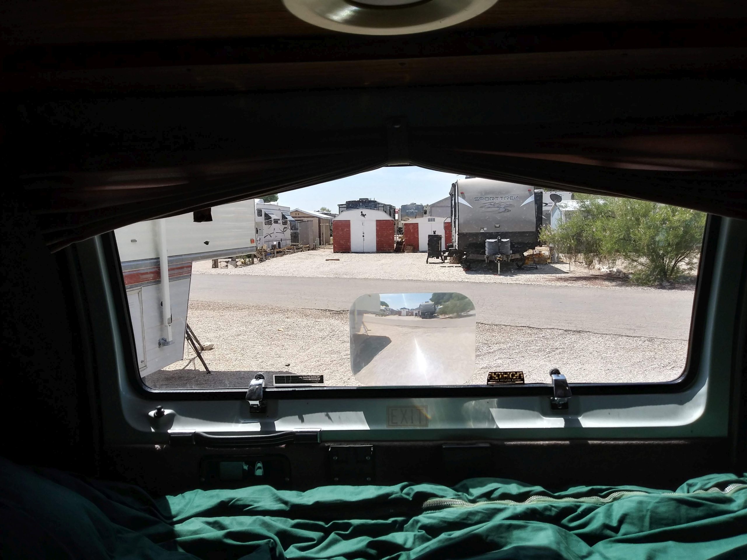 Wide angle lens view